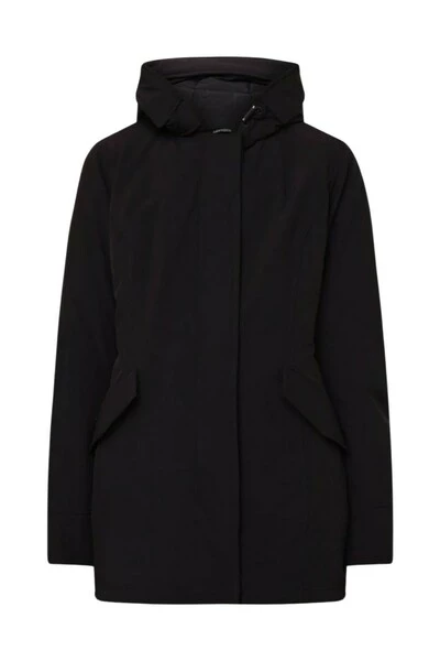 Airforce Winterjassen Long 2 Pocket Parka Black