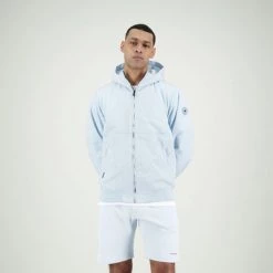 Airforce Hoodies & Sweatvesten Waxed Crinkle Fabric Blue