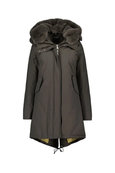 Parka Jassen Airforce Dames Jassen Donkergrijs Brown
