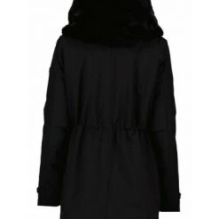 Airforce Parka Jassen FRW0399 Short Teddy Parka Black