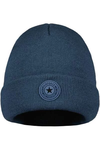 Airforce Hoeden Bonnet Two To Tone Dark Denim Blue