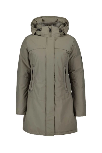 Parka Jassen Airforce Dames Jassen Olijfgroen Gray - Afbeelding 2